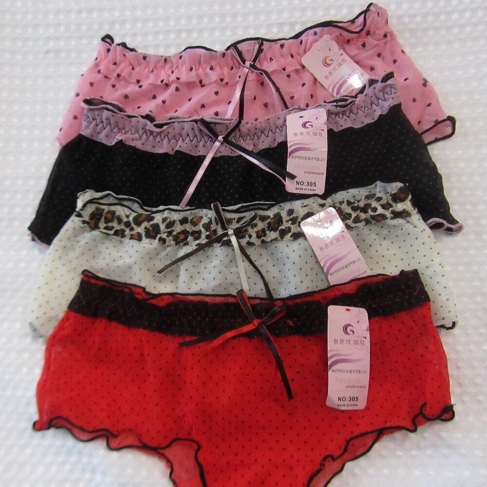 4 Pair Ladies Panties